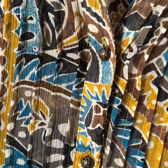 Charter Club Paisley Print Blouse 3/4 Sleeve Top Women’s Size 12P - Picture 5 of 7